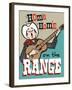 Home on the Range-Retroplanet-Framed Giclee Print