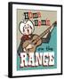 Home on the Range-Retroplanet-Framed Giclee Print