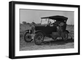 Home on Wheels for Migrants-Dorothea Lange-Framed Art Print