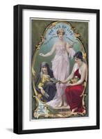 Home Remedy Manual, C1904-null-Framed Giclee Print