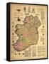 Home Rule Map of Ireland-Dan Sproul-Framed Stretched Canvas