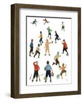 "Home Run,"April 26, 1930-Eugene Iverd-Framed Giclee Print