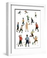 "Home Run,"April 26, 1930-Eugene Iverd-Framed Giclee Print