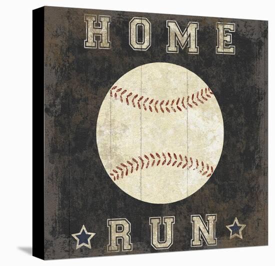 Home Run-The Vintage Collection-Stretched Canvas