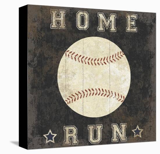 Home Run-The Vintage Collection-Stretched Canvas