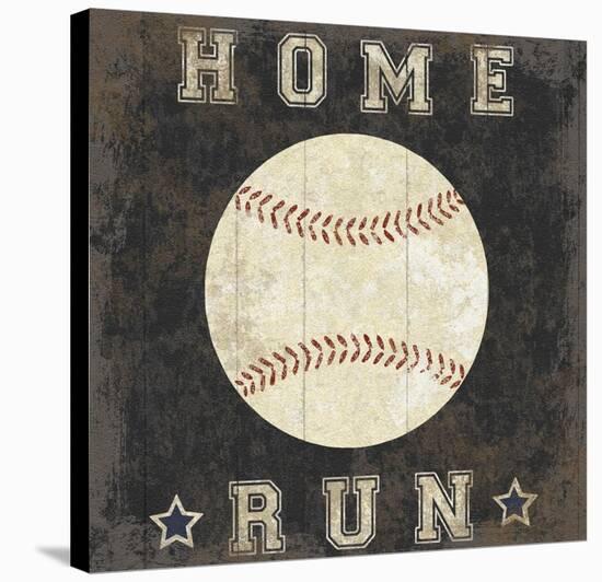 Home Run-The Vintage Collection-Stretched Canvas
