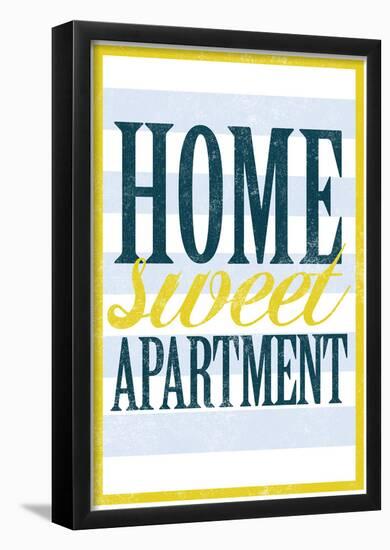 Home Sweet Apartment Retro-null-Framed Poster