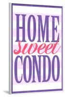 Home Sweet Condo Retro-null-Framed Poster