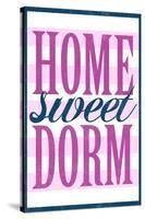 Home Sweet Dorm Retro-null-Stretched Canvas