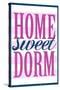 Home Sweet Dorm Retro-null-Stretched Canvas