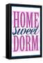 Home Sweet Dorm Retro-null-Framed Stretched Canvas