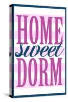 Home Sweet Dorm Retro-null-Stretched Canvas