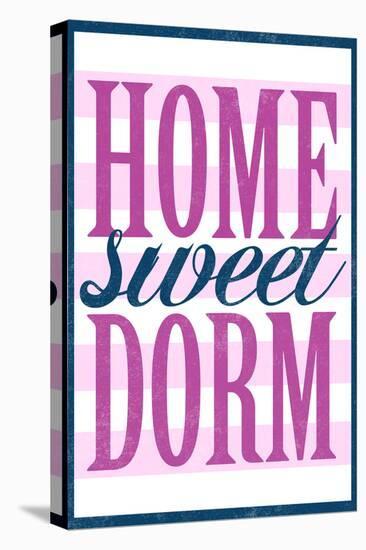 Home Sweet Dorm Retro-null-Stretched Canvas