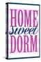 Home Sweet Dorm Retro-null-Stretched Canvas