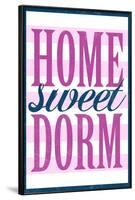 Home Sweet Dorm Retro-null-Framed Poster