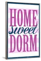 Home Sweet Dorm Retro-null-Framed Poster