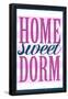 Home Sweet Dorm Retro-null-Framed Poster