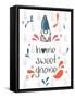 Home Sweet Gnome-Anna Quach-Framed Stretched Canvas