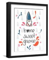 Home Sweet Gnome-Anna Quach-Framed Art Print