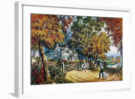 Home Sweet Home, 1869-Currier & Ives-Framed Giclee Print