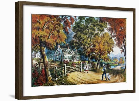 Home Sweet Home, 1869-Currier & Ives-Framed Giclee Print