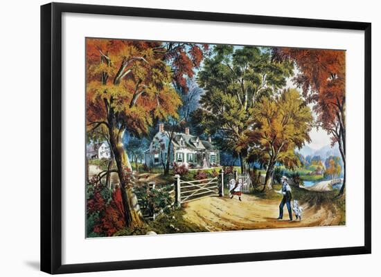 Home Sweet Home, 1869-Currier & Ives-Framed Giclee Print