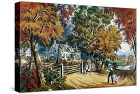 Home Sweet Home, 1869-Currier & Ives-Stretched Canvas