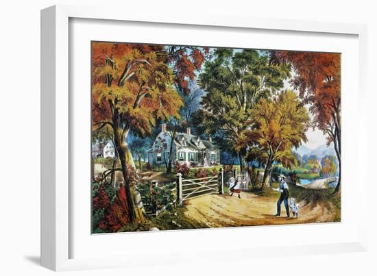 Home Sweet Home, 1869-Currier & Ives-Framed Giclee Print