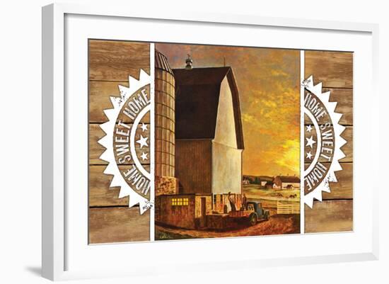 Home Sweet Home Barn-null-Framed Giclee Print