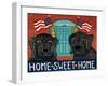 Home Sweet Home Black-Stephen Huneck-Framed Giclee Print