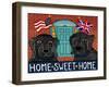Home Sweet Home Brit Black-Stephen Huneck-Framed Giclee Print