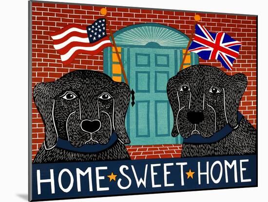 Home Sweet Home Brit Black-Stephen Huneck-Mounted Giclee Print