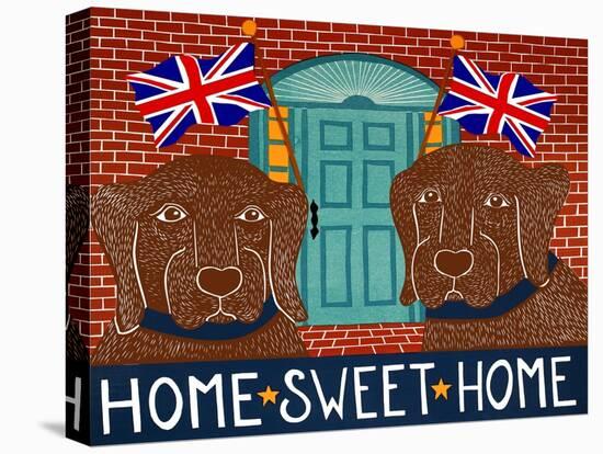 Home Sweet Home Brit Choc Choc-Stephen Huneck-Stretched Canvas
