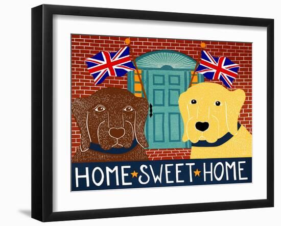 Home Sweet Home Brit Choc Yellow-Stephen Huneck-Framed Giclee Print