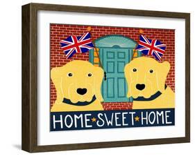 Home Sweet Home Brit Yellow Yellow-Stephen Huneck-Framed Giclee Print