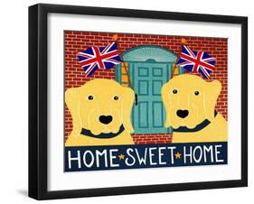 Home Sweet Home Brit Yellow Yellow-Stephen Huneck-Framed Giclee Print