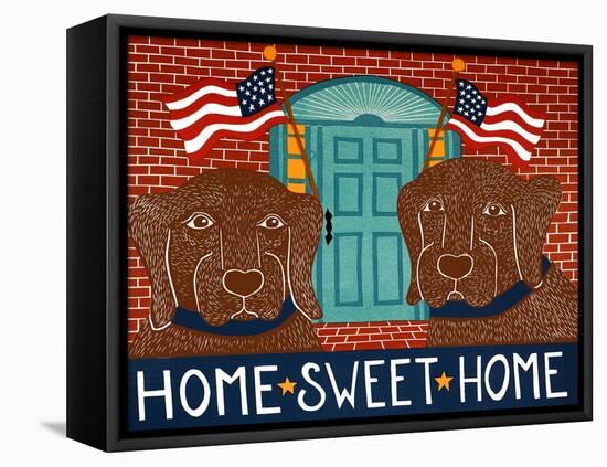 Home Sweet Home Choc Choc-Stephen Huneck-Framed Stretched Canvas