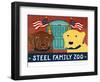 Home Sweet Home Choc Yellow Name Drop-Stephen Huneck-Framed Giclee Print