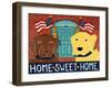 Home Sweet Home Choc Yellow-Stephen Huneck-Framed Giclee Print