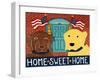 Home Sweet Home Choc Yellow-Stephen Huneck-Framed Giclee Print