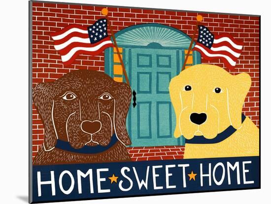 Home Sweet Home Choc Yellow-Stephen Huneck-Mounted Giclee Print