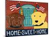 Home Sweet Home Choc Yellow-Stephen Huneck-Mounted Giclee Print