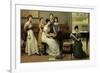 Home, Sweet Home (detail)-George Dunlop Leslie-Framed Giclee Print