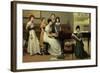 Home, Sweet Home (detail)-George Dunlop Leslie-Framed Giclee Print