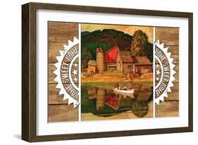 Home Sweet Home Farm-null-Framed Giclee Print