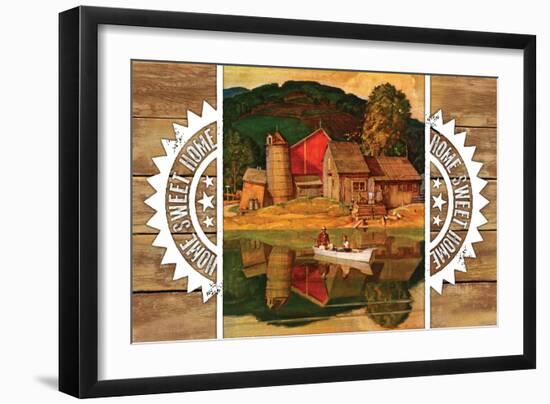 Home Sweet Home Farm-null-Framed Giclee Print