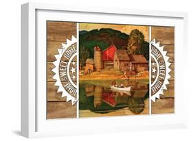 Home Sweet Home Farm-null-Framed Giclee Print