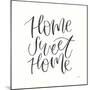 Home Sweet Home I BW-Jenaya Jackson-Mounted Art Print