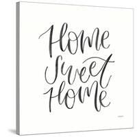 Home Sweet Home I BW-Jenaya Jackson-Stretched Canvas