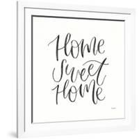 Home Sweet Home I BW-Jenaya Jackson-Framed Art Print